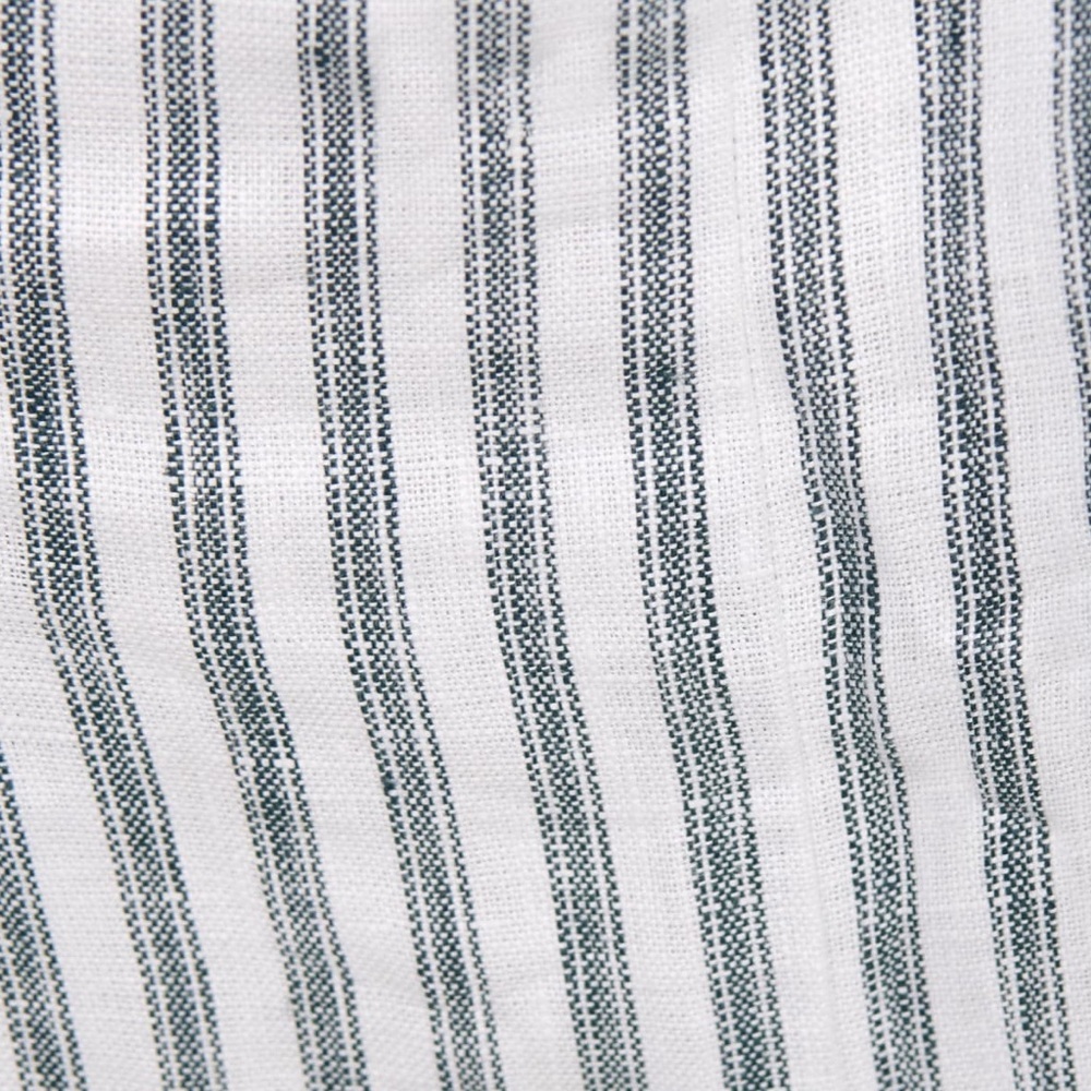 NEW Reformation Phillipa Linen Mini Dress in Antibes Stripe Blue White | sz 4 - Picture 4 of 12